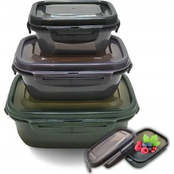 Dóza na potraviny Sada 3 dóz na uskladnění potravin.