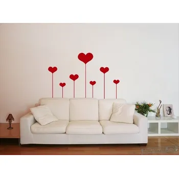 Chlapecké tričko Srdce na provázku Barva: 031 - Červená, Velikost: 120x75cm