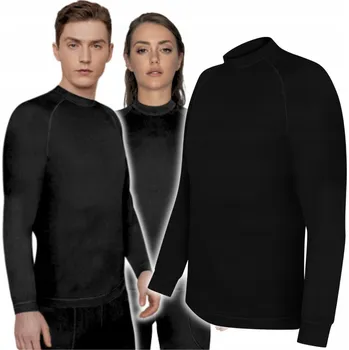 Spodní prádlo s dlouhým rukávem Ercole Termoaktivní prádlo termoprádlo černé vel. XXL