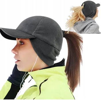 Čepice Běžecká čepice s kšiltem, sportovní, tréninková, ochrana uší