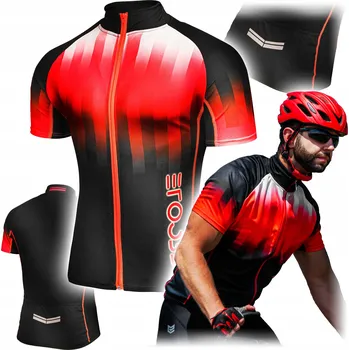 Pánská mikina Cyklistický dres Ercole 4XL černý