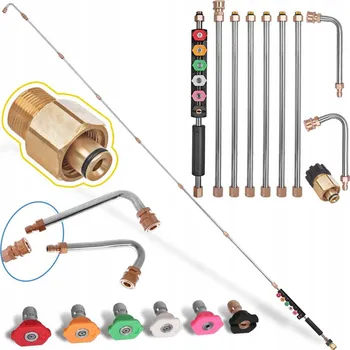 Příslušenství pro vysokotlaký čistič TELESKOPICKÝ NÁSTAVEC 2,8 m PRO ČIŠTĚNÍ STŘECH A OKAPŮ PRO VYSOKOTLAKÉ MYČKY KARCHER HD HDS EASYLOCK