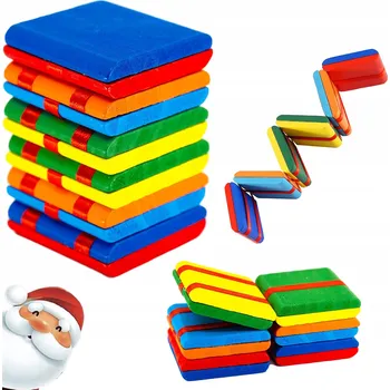 Dřevěná hračka MINI DŘEVĚNÝ ŽEBŘÍČEK PRO DĚTI STAVEBNICE VZDĚLÁVACÍ A DÁREK 8,5 CM