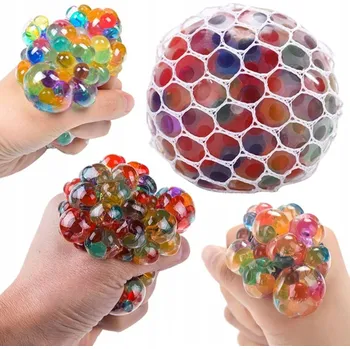 Hračka pro psa MAČKACÍ HRAČKA HROZNOVÉ VÍNO SÍŤOVÉM SENZORICKÉM MÍČKU HRAČKA ANTISTRESOVÝ MÍČ