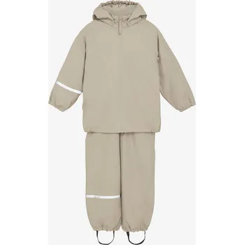 Kojenecká bunda Dětská zateplená nepromokavá souprava do deště CeLaVi - béžová White Pepper Velikost: 62/68