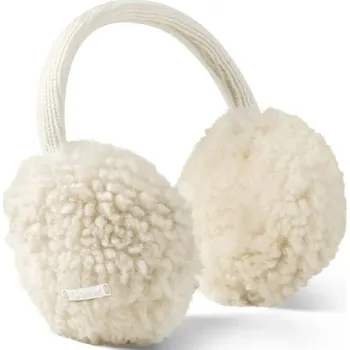 Čepice Fellhof Klapky na uši TEDDY, jehněčí merino vlna Barva: Bílá