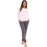 Dámské pyžamo CORNETTE 163/461 SNOW růžová L 0