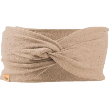Čepice Fellhof Ultrajemná čelenka ze 100% merino vlny Barva: béžová