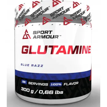 Aminokyselina Glutaminový prášek glutamina Sport Armour Glutamine 300g sport armour 300 g malina