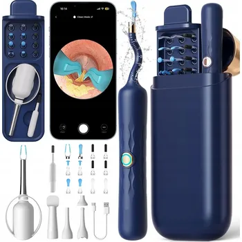 Zabezpečení domácnosti OTOSKOP WIFI Z KAMERKĄ ENDOSKOP SZCZYPCE DO UŠÍ SADA NA ČIŠTĚNÍ UŠÍ