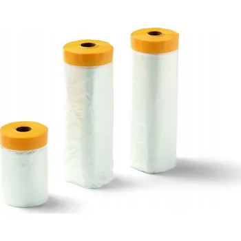 Zakrývací fólie na malování Fólie maskovací MASKER s páskou 55cm x 33m Schuller