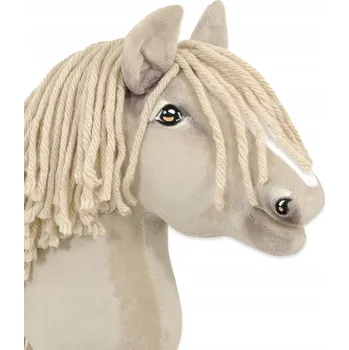 Hobby horsing Hobby Horse Malý kůň na tyči Premium - cremello A4
