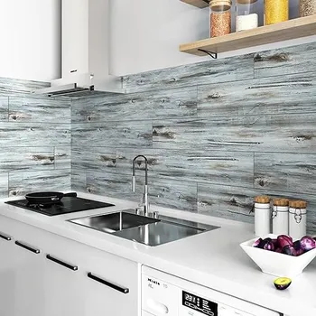 vinylová podlaha Vinylové Podlahové Panely Samolepicí PVC 15x90 cm 24 kusů ŠEDÁ