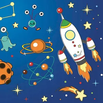 Papírový ubrousek PAPÍROVÉ UBROUSKY VESMÍR