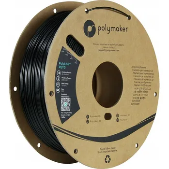 Filament Filament Polymaker PolyLite PETG 1,75mm 1kg Černý
