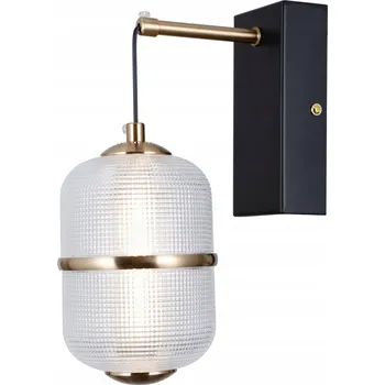 Nástěnné svítidlo Nástěnné svítidlo Italux černé, žluté integrovaný LED zdroj 6 W