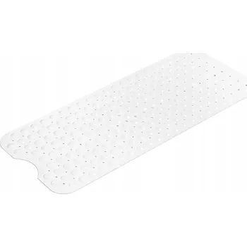 Protiskluzová podložka PROTISKLUZOVÁ PODLOŽKA DO VANY SPRCHOVÁ KOUPELNOVÁ BÍLÁ 100x40 cm