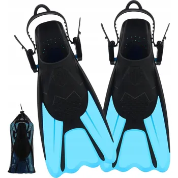 Ploutve PLOUTVE NA POTÁPĚNÍ KRÁTKÉ PLAVECKÉ PRO DĚTI DOVOLENÁ MOŘE ŠNORCHLOVÁNÍ