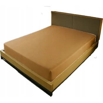 Prostěradlo PROSTĚRADLO JERSEY S GUMOU 90x210 CAPPUCCINO