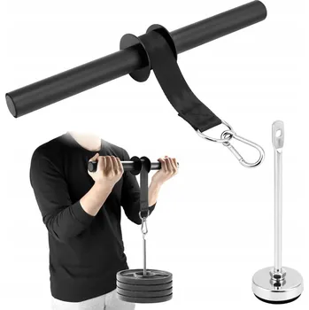HRAZDA PRO TRÉNINK ZÁPĚSTÍ PŘEDLOKTÍ WRIST ROLLER DRŽÁK NA ZÁVAŽÍ