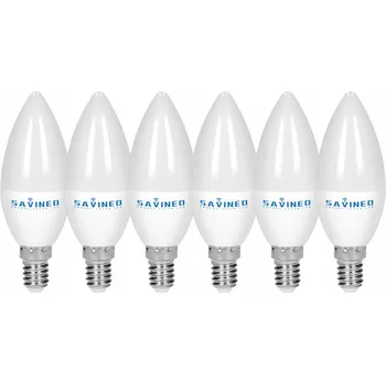 Žárovka LED žárovka svíčka E14 8W 806lm = 60W Luminova