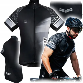 cyklistický dres Cyklistický dres Ercole M černý