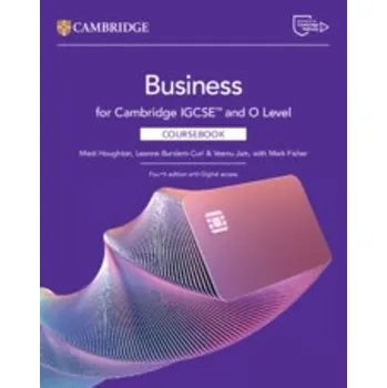 Cizojazyčná kniha Cambridge IGCSE'™ and O Level Business Coursebook with Digital Access (2 Years) - Houghton, Medi a Burslem-Curl, Leanne a Jain, Veenu a Fisher, Mark