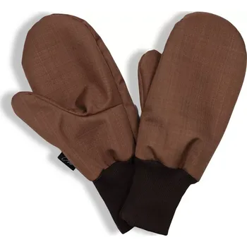 Rukavice ESITO | Dámské palčáky s beránkem Lady Lamb Brown - hnědá / L
