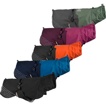Obleček pro psa Non-stop dogwear Pláštěnka Fjord raincoat šedá/zelená, 24