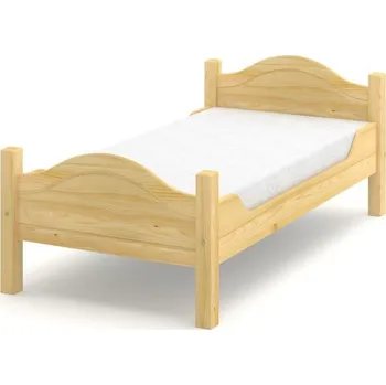 Postel KLASA-NÁBYTEK.cz Dvoulůžková postel DELTA MAX - borovice ROZMĚR: 140 x 200 cm - ATYP