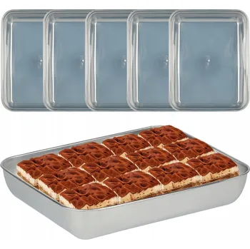 Obraz Ocelové Nádoby na Potraviny 6 Ks Vzduchotěsné, Vhodné do Mikrovlnky i Lednice