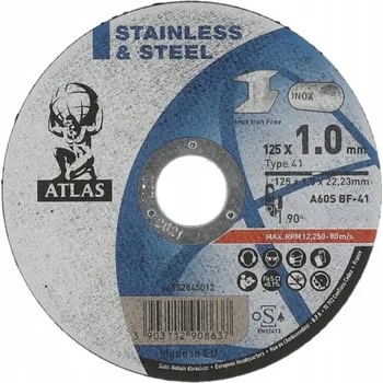 Řezný kotouč Řezný kotouč NORTON ATLAS 125 x 1,0 mm na kov