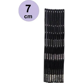 Ostatní Pinetky do vlasů klasické sponky 7 cm na zicherce 10pcs Barva: Černá