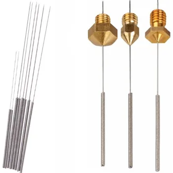 Příslušenství k 3D tiskárně Sada jehel na čištění trysek 3D tiskárny – 10 ks