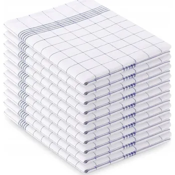 Utěrka 10 KUSŮ UTRĚREK HADRŮ NA NÁDOBÍ BAVLNĚNÉ KOSTKOVANÉ