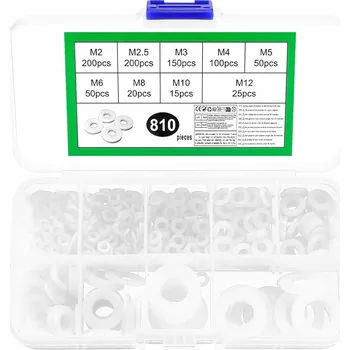 Šroub 820x NYLONOVÉ PODLOŽKY POD ŠROUBY, VRUTY, DISTANČNÍ PRVKY, TĚSNĚNÍ, POUZDRA, PLOCHÉ