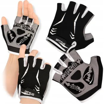 Cyklistické rukavice Cyklistické Rukavice Pánské M Gelové Bez Prstů Krátké
