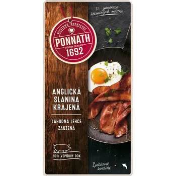 Hotové jídlo Ponnath Anglická slanina krájená