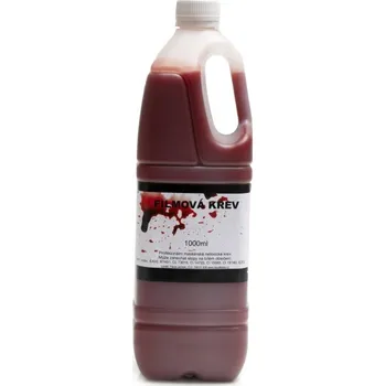 Karnevalový doplněk Profesionální filmařská umělá krev 1000 ml PJkre1lx