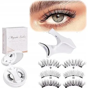 Umělé řasy Magnetické řasy s aplikátorem, opakovaně použitelné, přirozeného vzhledu