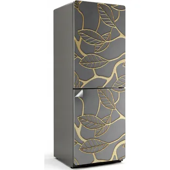 Fototapeta Samolepicí Bubble Free na ledničku S jemným vzorem listů a větví