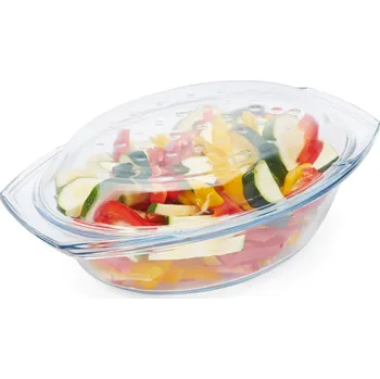 Oválná zapékací mísa s poklicí Termisil Grill&Drop 2,9 l