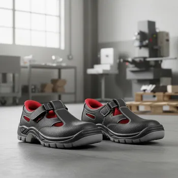 Pracovní obuv CERVA GROUP Sandále FRIDRICH BONN S1 Velikost 40 (UK-6 1/2) černá/červená