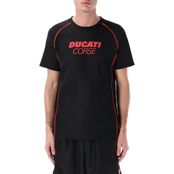 Pánské tričko Triko DUCATI CORSE (černá, červená) Velikost: S
