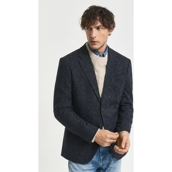 Pánské oblečení SAKO GANT DONEGAL SUIT JACKET EVENING BLUE