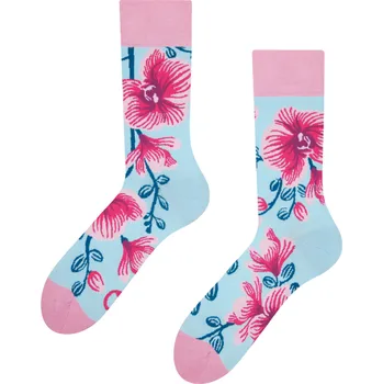 Dámské ponožky Veselé ponožky Orchidej