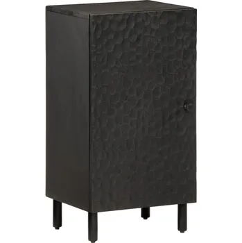 vidaXL Odkládací skříňka černá 40x33x75 cm masivní mangovníkové dřevo