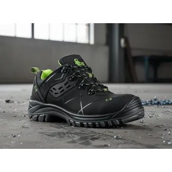 Pracovní obuv CXS Polobotky COMET CXS S3 NON METALLIC Velikost 38 (UK-5) černá/zelená