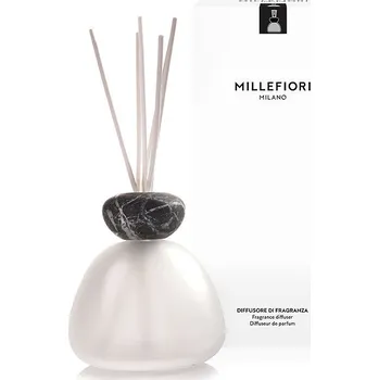 Aroma difuzér MILLEFIORI MILANO Air Design Marble Black matné sklo 350 ml