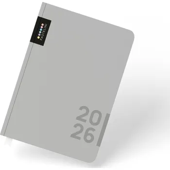 PASTELINI Diář A5 týdenní 2026, šedý